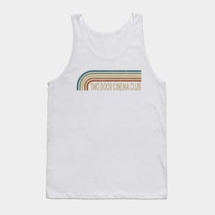 Two Door Cinema Club Retro Stripes Tank Top